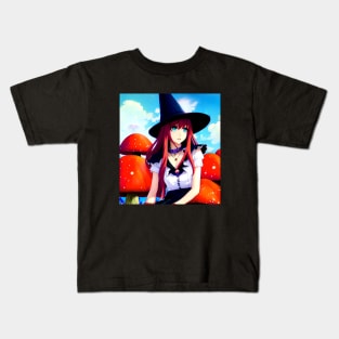 Mushroom Witch Kids T-Shirt